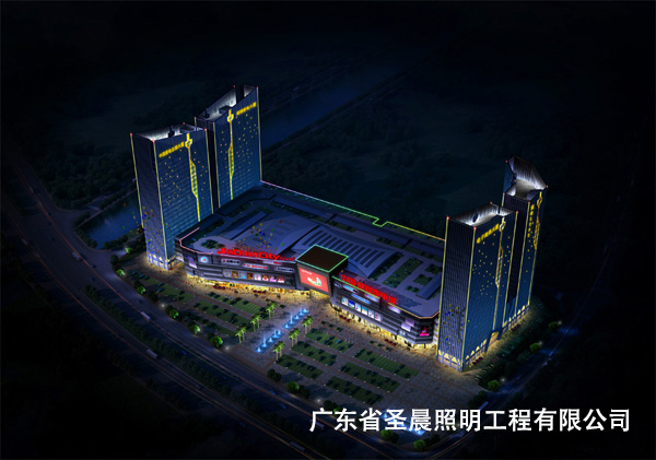 顺德北滘慧聪家电城夜景照明