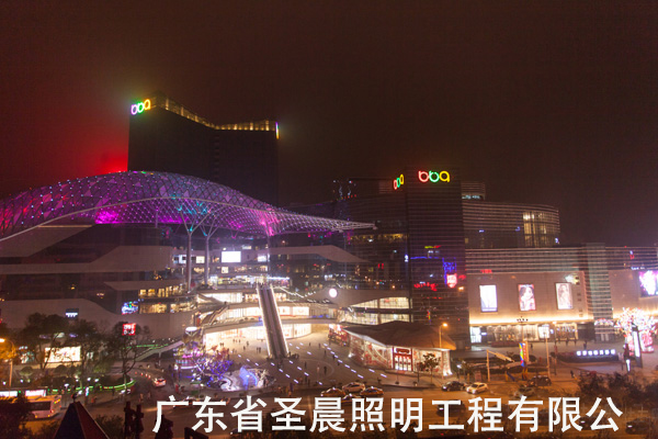湖南步步高商业综合体夜景照明工程
