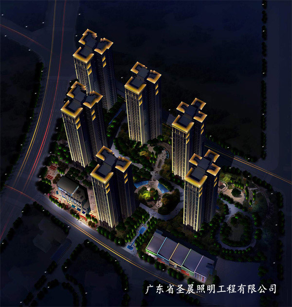 昆明联想科技城楼体亮化