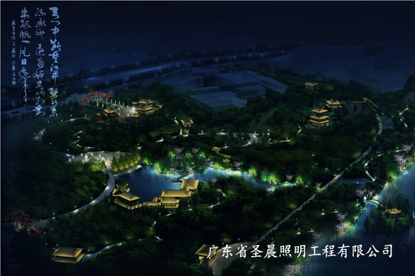 江苏城市绿谷夜景工程