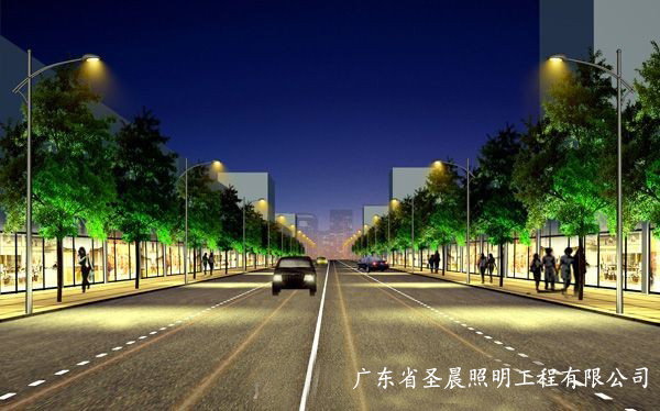 东莞新兴路道路照明工程