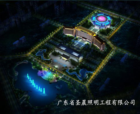 江西宜春文化艺术中心夜景照明