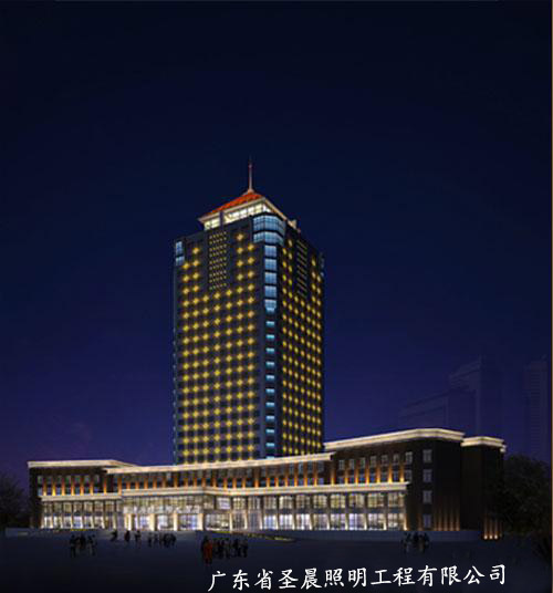 英德海螺国际酒店夜景照明工程