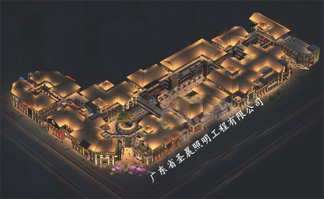 云南昆明风情商业街照明设计