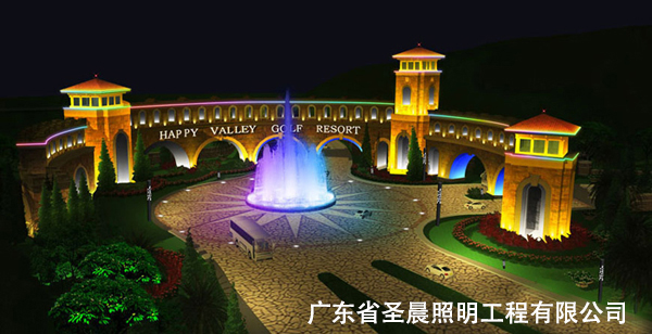贵州乐湾国际罗马广场亮化工程