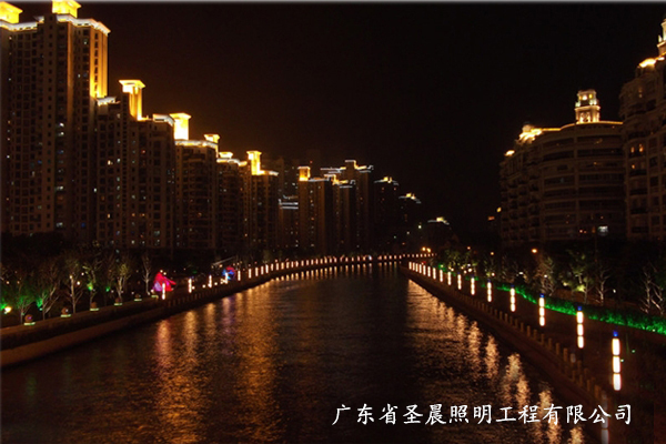 阳江河岸灯光工程