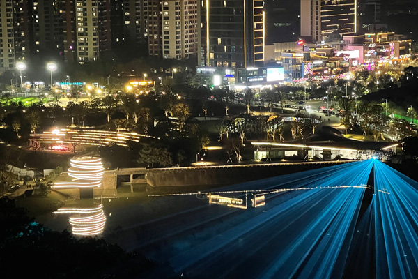 点亮松山湖科学公园：圣晨照明打造梦幻夜景