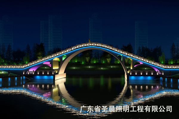 山东滨州桥梁灯光设计