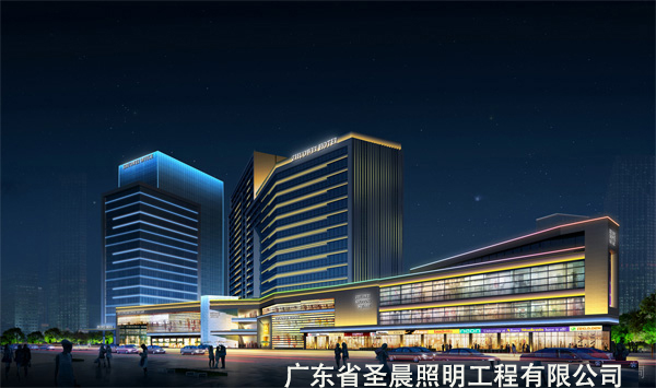 东莞卓为城市广场亮化工程