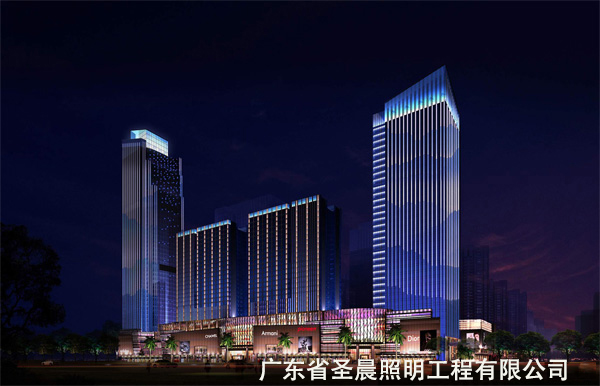 湛江荣盛中央广场工程亮化