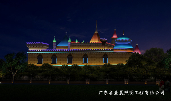 汕头锦峰新城小区夜景照明设计