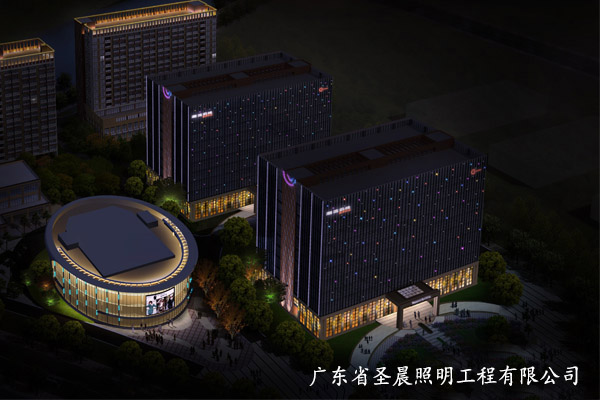 东莞搜于特办公大楼夜景照明设计
