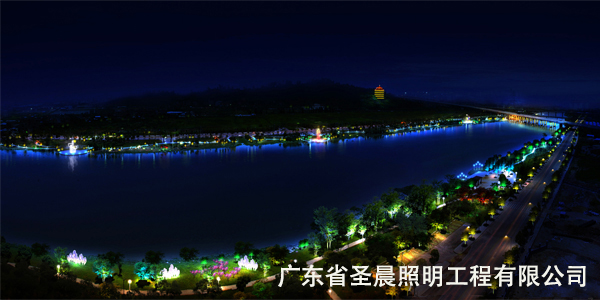 东莞沙田河景观照明设计