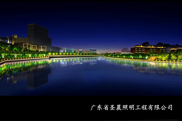 湖北咸宁淦河灯光设计