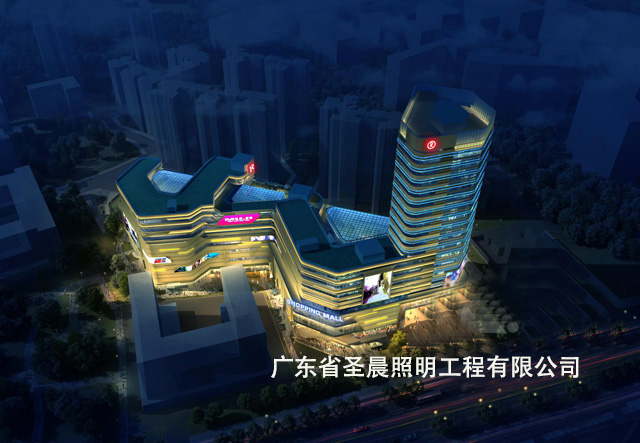 珠海•融德商业广场景观艺术照明设计
