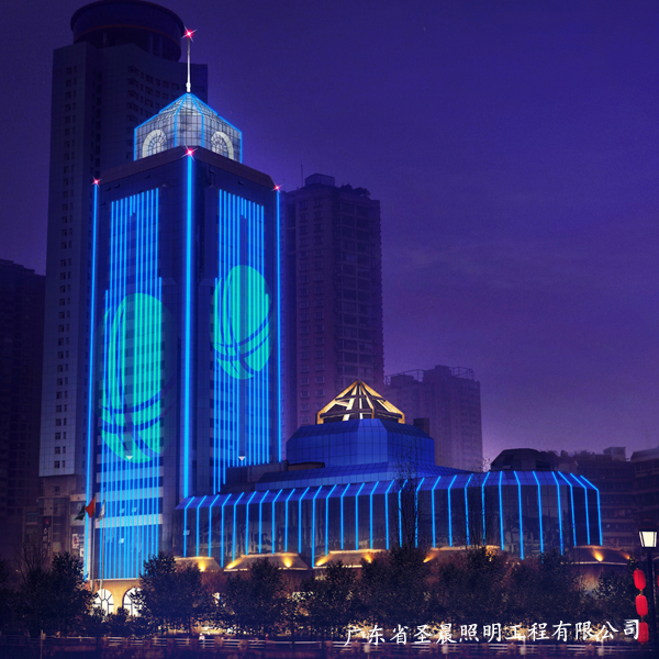 贵阳电网大楼夜景照明设计